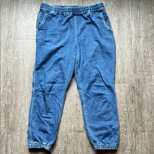 J.Crew Light Blue Denim Jogger Pants